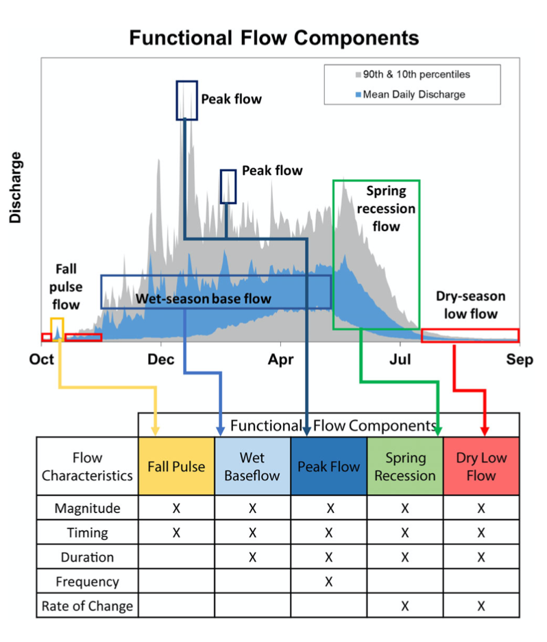 Functional flow components in a seasonal river [@Yarnell.20208x].